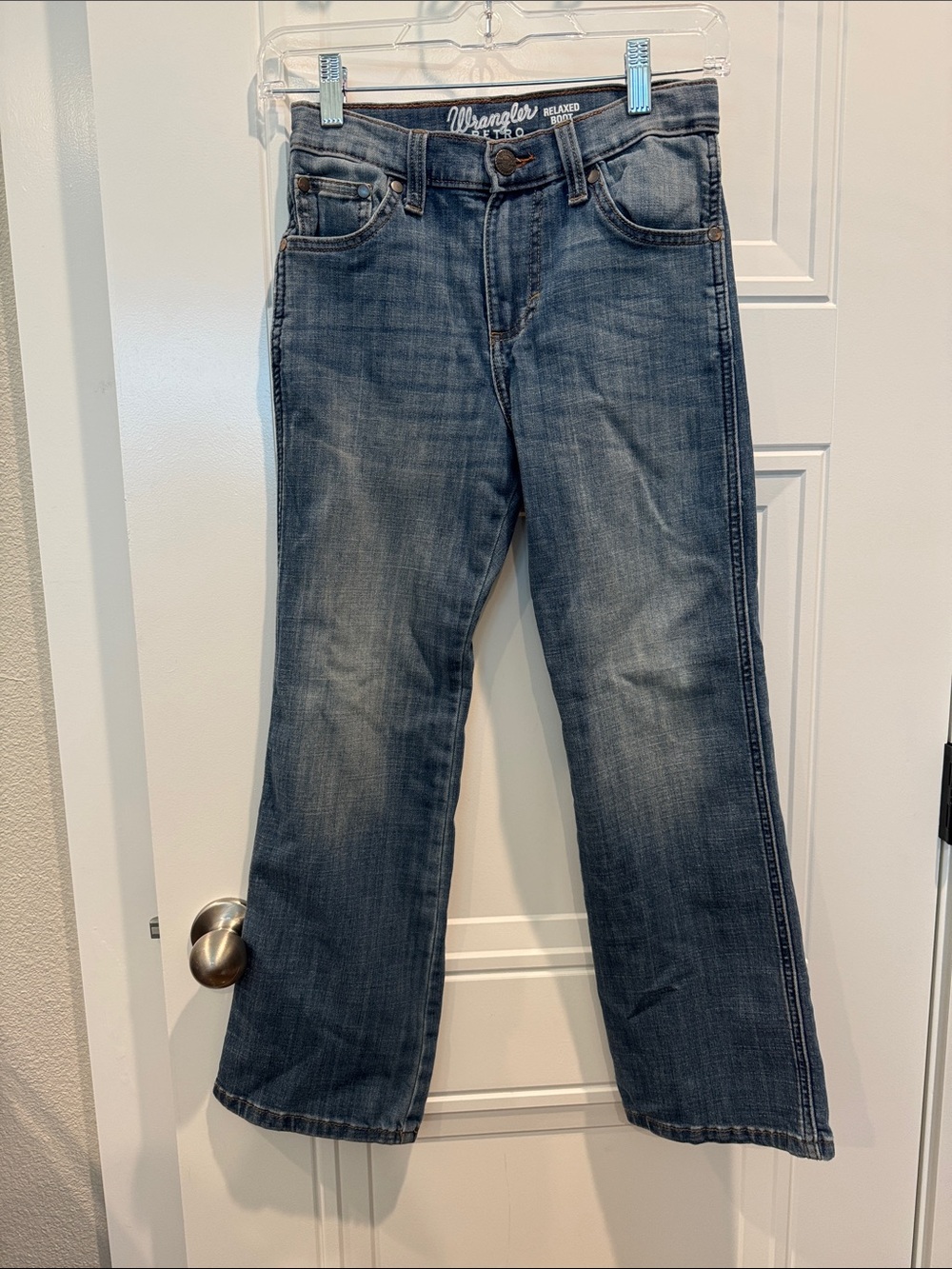 Kids Blue Bootcut Jeans - Classic Denim Style - Picture 3 of 5